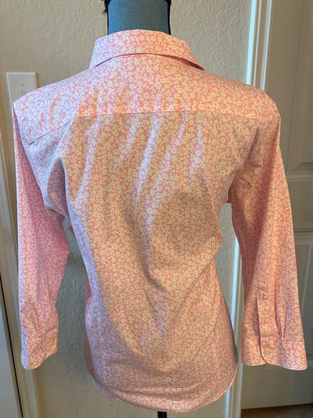 Pink Floral Button-Up Shirt - Picture 2 of 5